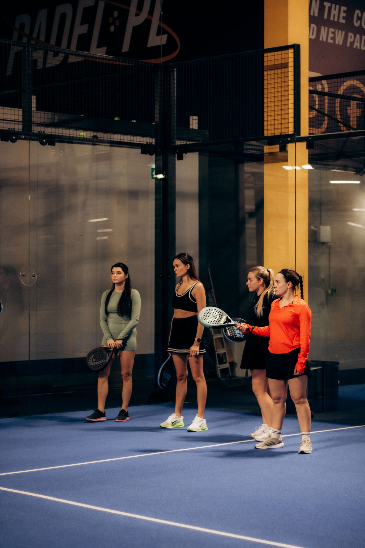 Players on a court at an existing club